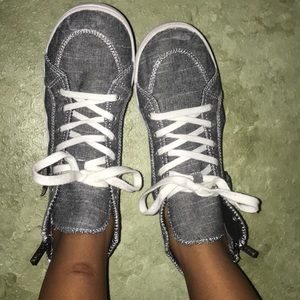 Grey Roxy High Top Sneakers